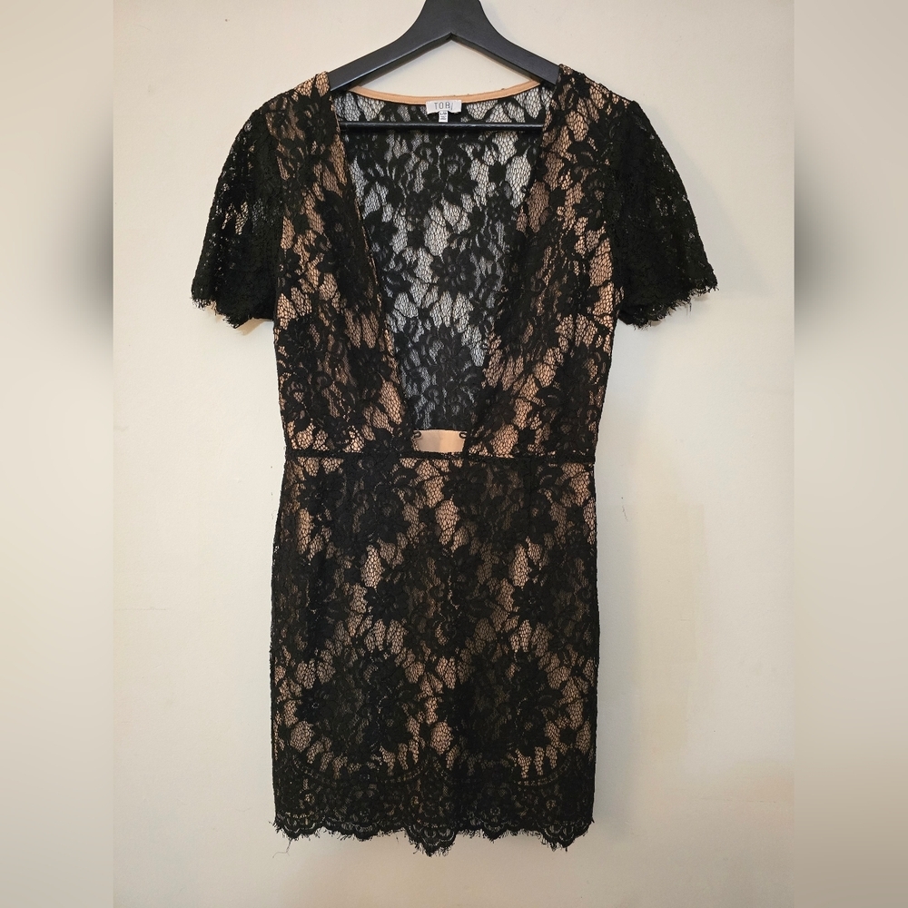 Tobi Black Lace Dress